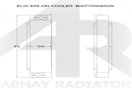 ELGI E55 AFTER COOLER B007700690029